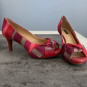 Alex Marie Striped Heels 7.5